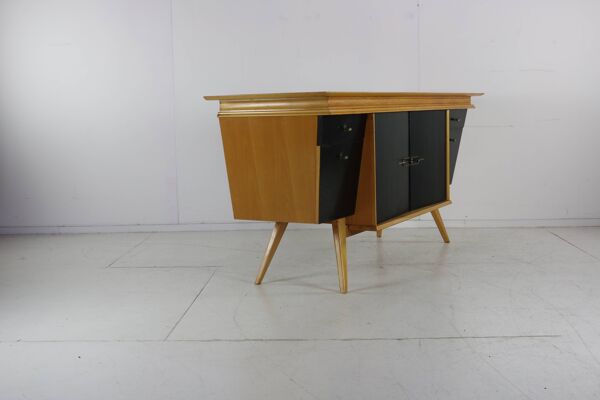 Buffet bicolore design hollandais des années cinquante pour Dirks - Van Oers