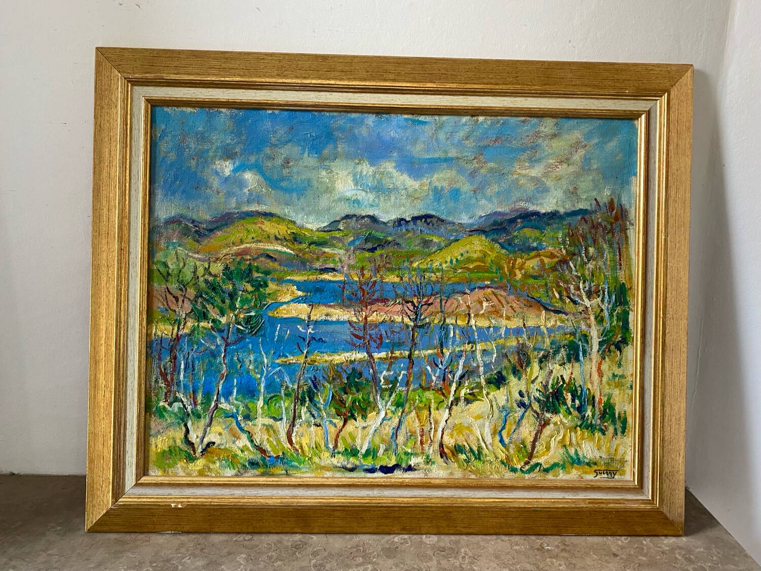 Mediterranean landscape by Guery