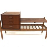 Scandinavian console "Spectrum", Arne Wahl Iversen, Möble-IKÉA, 1960