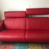 Steiner leather sofa 2/3 seater