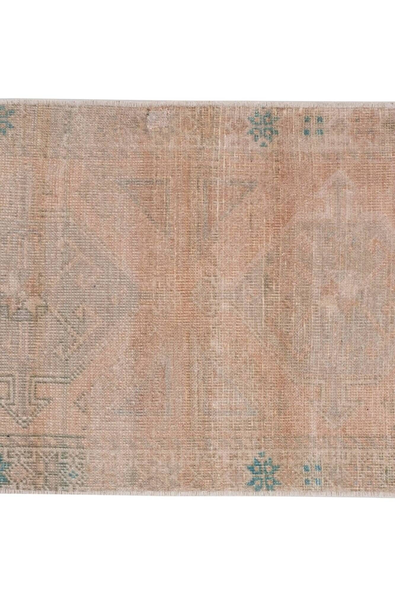 Vintage handmade Turkish rug 57x122 cm
