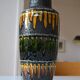 Scheurich Germany "Europ Linie" large ceramic vase Fat Lava 1970