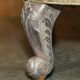 Silver-plated sculpted "Tete a Tete" canapé conversation, antique 19th century.