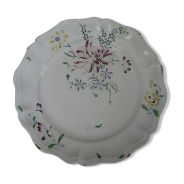 Assiette Strasbourg Joseph- Hannong XVIII éme Siècle