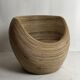 Pencil reed rattan bamboo egg pod chair