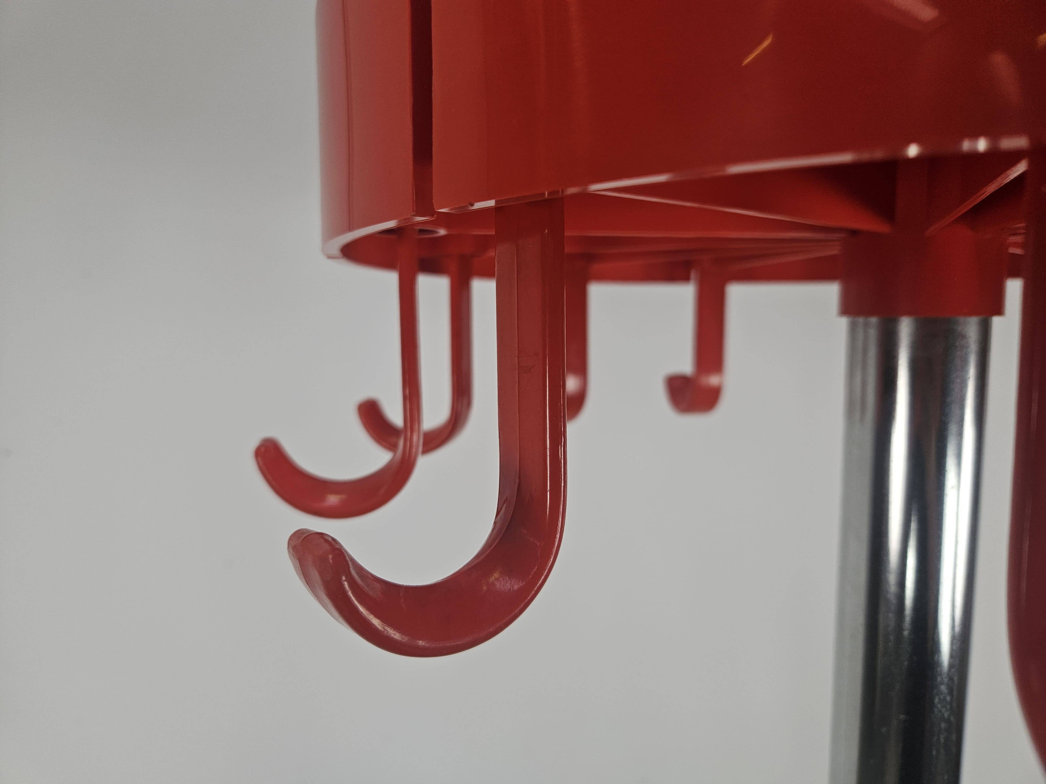 Space Age Plastic and Steel Coat Rack by Dal Vera from the 70s