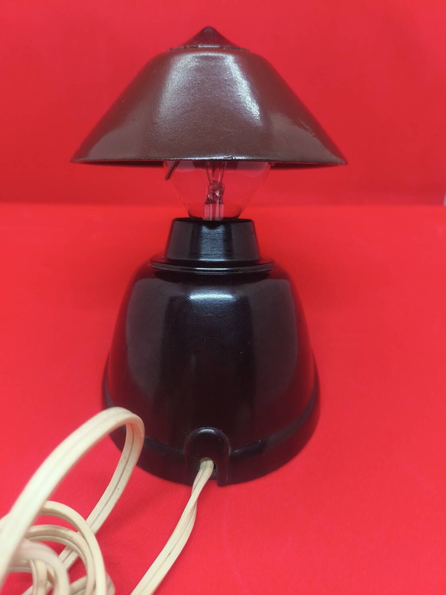 Lampe art déco en bakélite