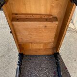 Small bistro table with black legs