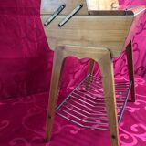 Small sewing table in vintage light cherry