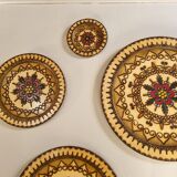 Set of 5 wooden wall decorations