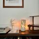1970s stone sculpture lamp