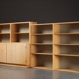 Sideboard and two oak shelves by Borge Mogensen