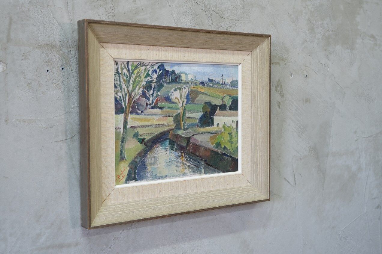 Swedish modern painting, 1960s, oil on canvas