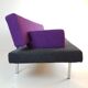 Sofa bed Gijs van der Sluis purple anthracite kvadrat wool upholstery