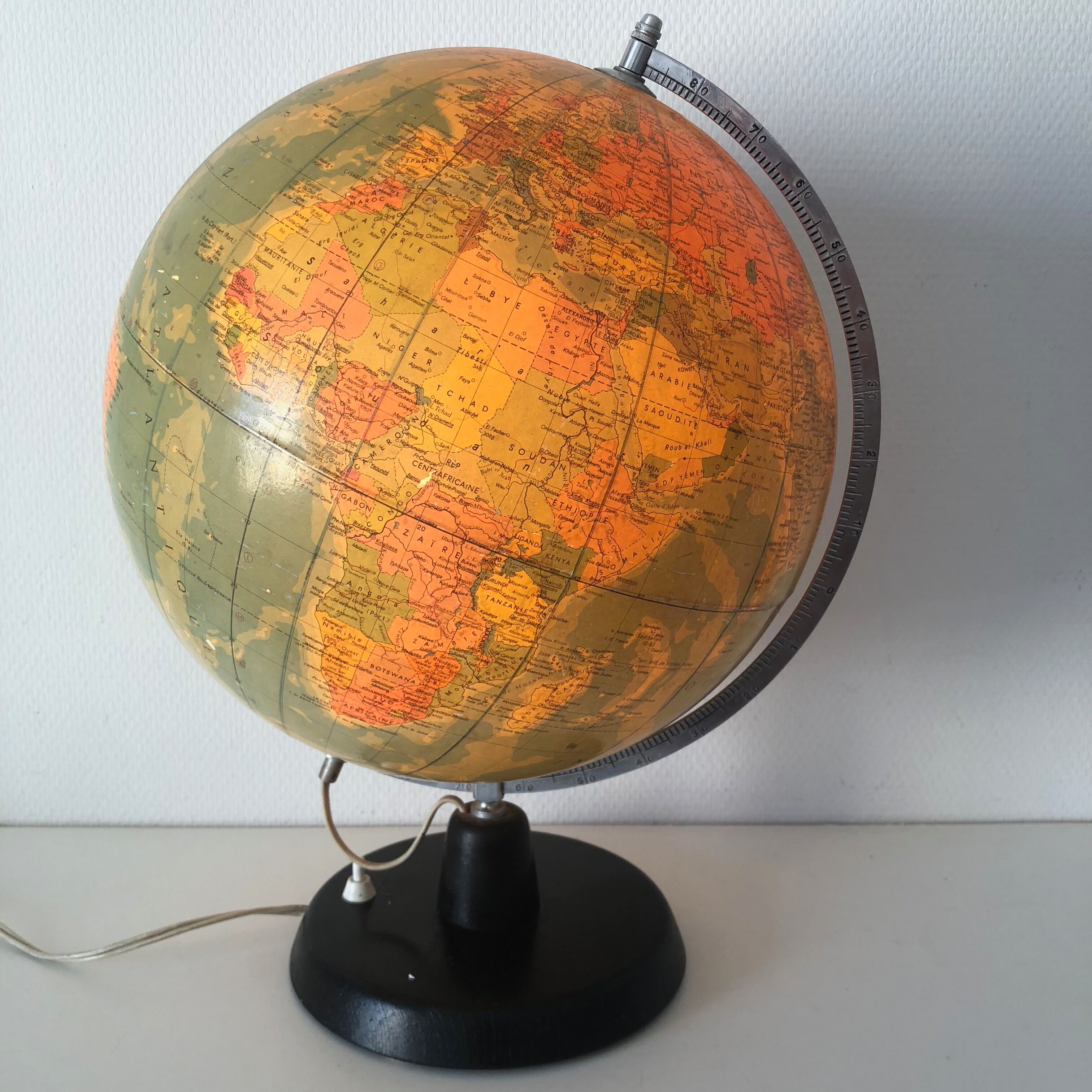 Rath 46 cm GDR 1974 vintage globe