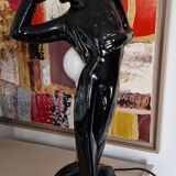 Ceramic lamp by VL Hollande 1970