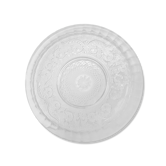 Plat en cristal taillé fleur de lys