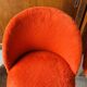 Set of 2 orange moumoute chairs