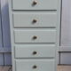 Blue green vintage chifonnier