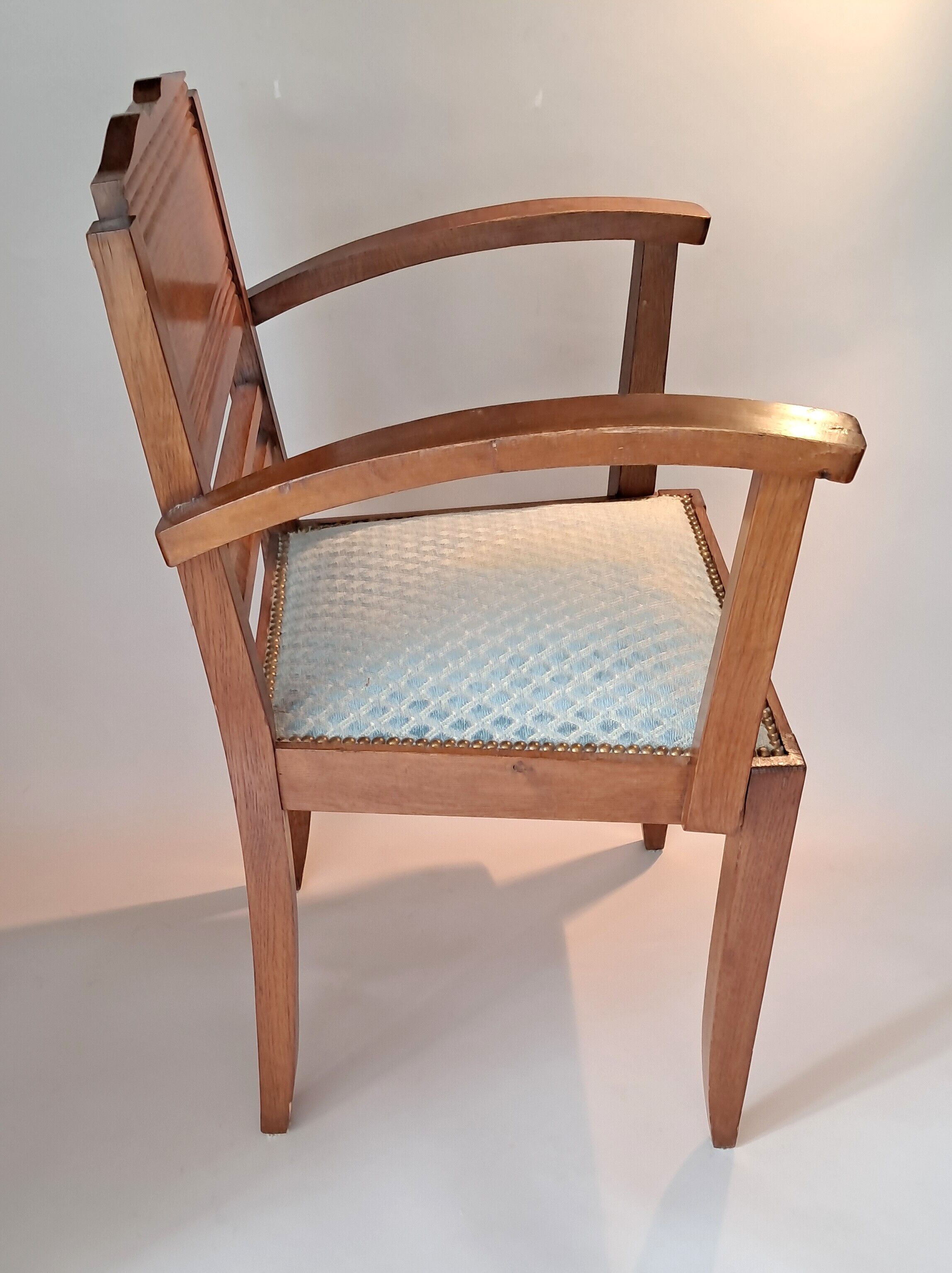 Art Deco bridge armchair