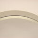 Vintage round white mirror 1960s