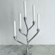 Aluminium cast iron candlestick 1980