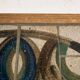 Coffee table in rosewood and ceramic by Lisbeth Sallingboe