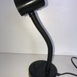 Lampe de bureau noire fabriquée en RDA