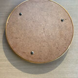 Vintage gold mirror round top