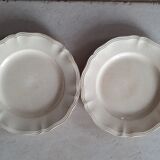 2 dessert plates Sarreguemines
