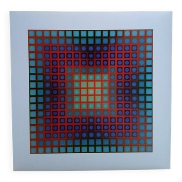Victor Vasarely Serigraphy op art Editions du Griffon