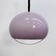 Lampe suspendue en plastique violet des années 70 de Harvey Guzzini pour Meblo.