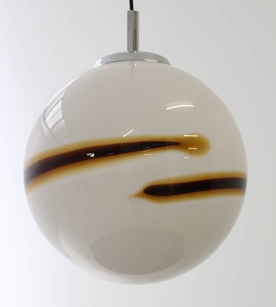 Glass pendant by Mazzega, Italy, 1970