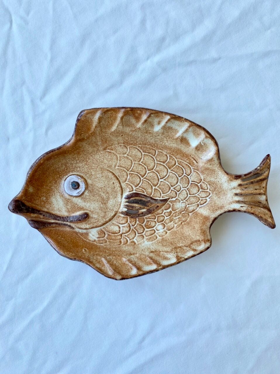 Empty vintage fish bag