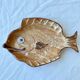 Empty vintage fish bag