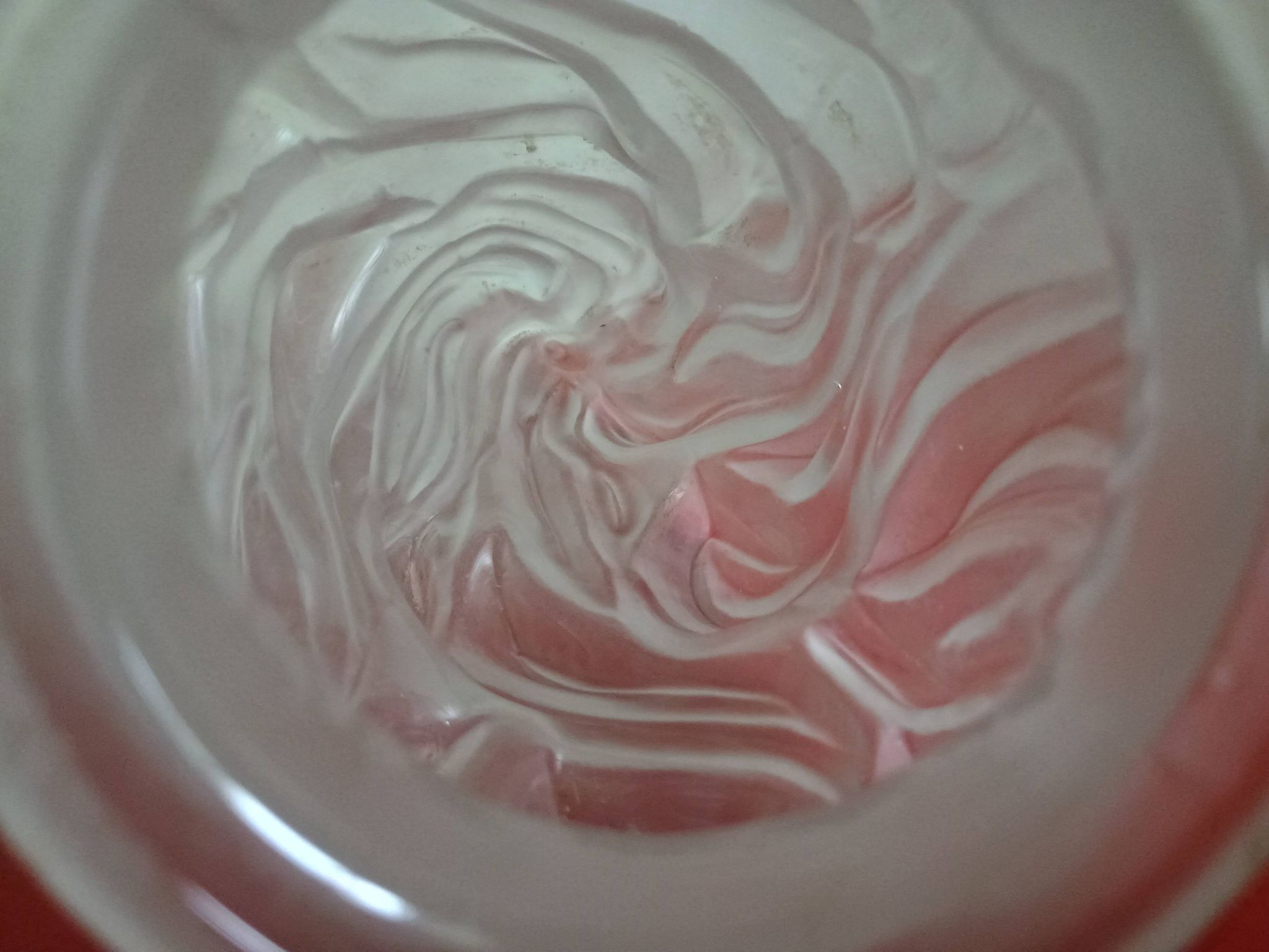 Old flame tulip frosted glass - Torch 17cm
