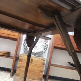 Old folding wooden gaming table