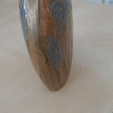 Art Deco style enameled metal vase