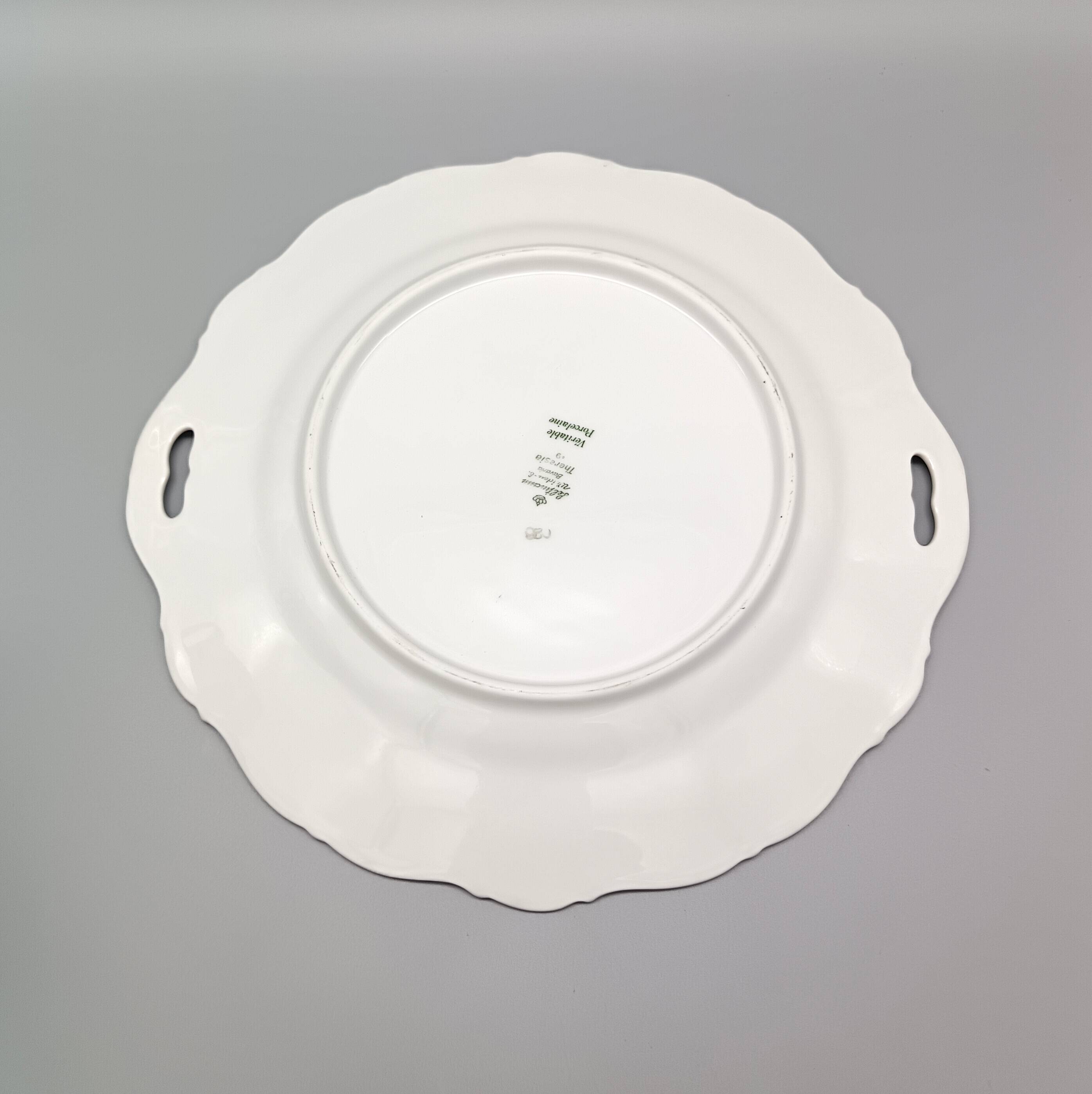 Vintage theresia porcelain cake dish seltmann weiden bavaria