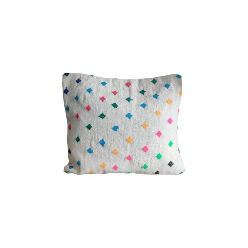 Coussin points coloré marocain