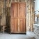 Parisian wardrobe with white patina