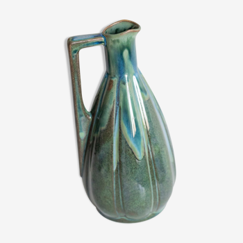 Pitcher - enamelled antique vase