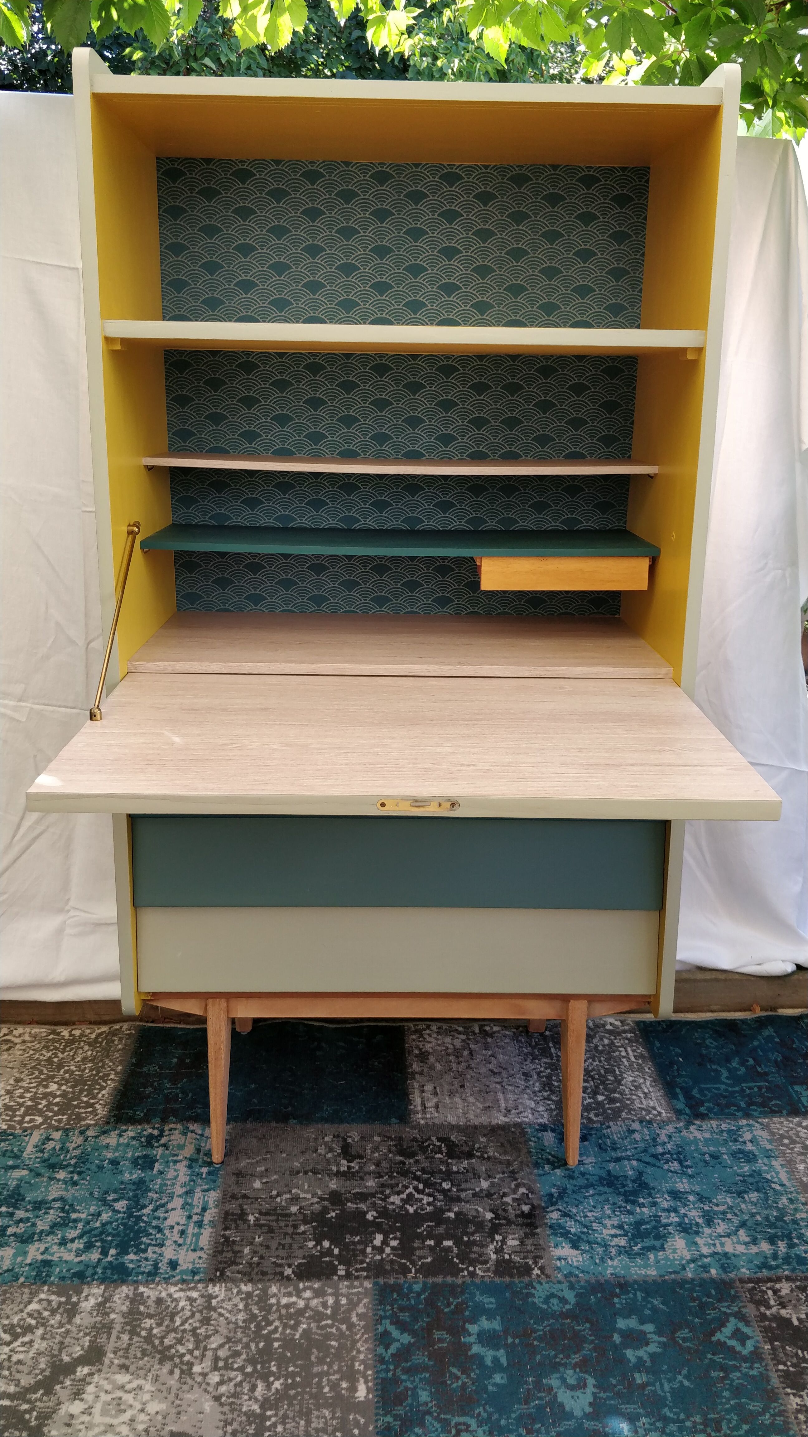 Vintage secretary of the 60s
