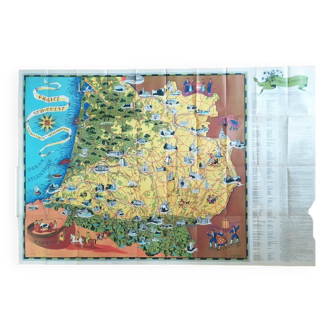 Tourist and monumental map of the South West