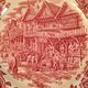 10 plates earth of iron red Royal Tudor model 17th century England ironstone