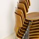 8x Teak T-chairs by Arne Jacobsen, Fritz Hansen, 1980s