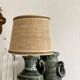Swedish lamp, 2m fabric cable, fabric lampshade