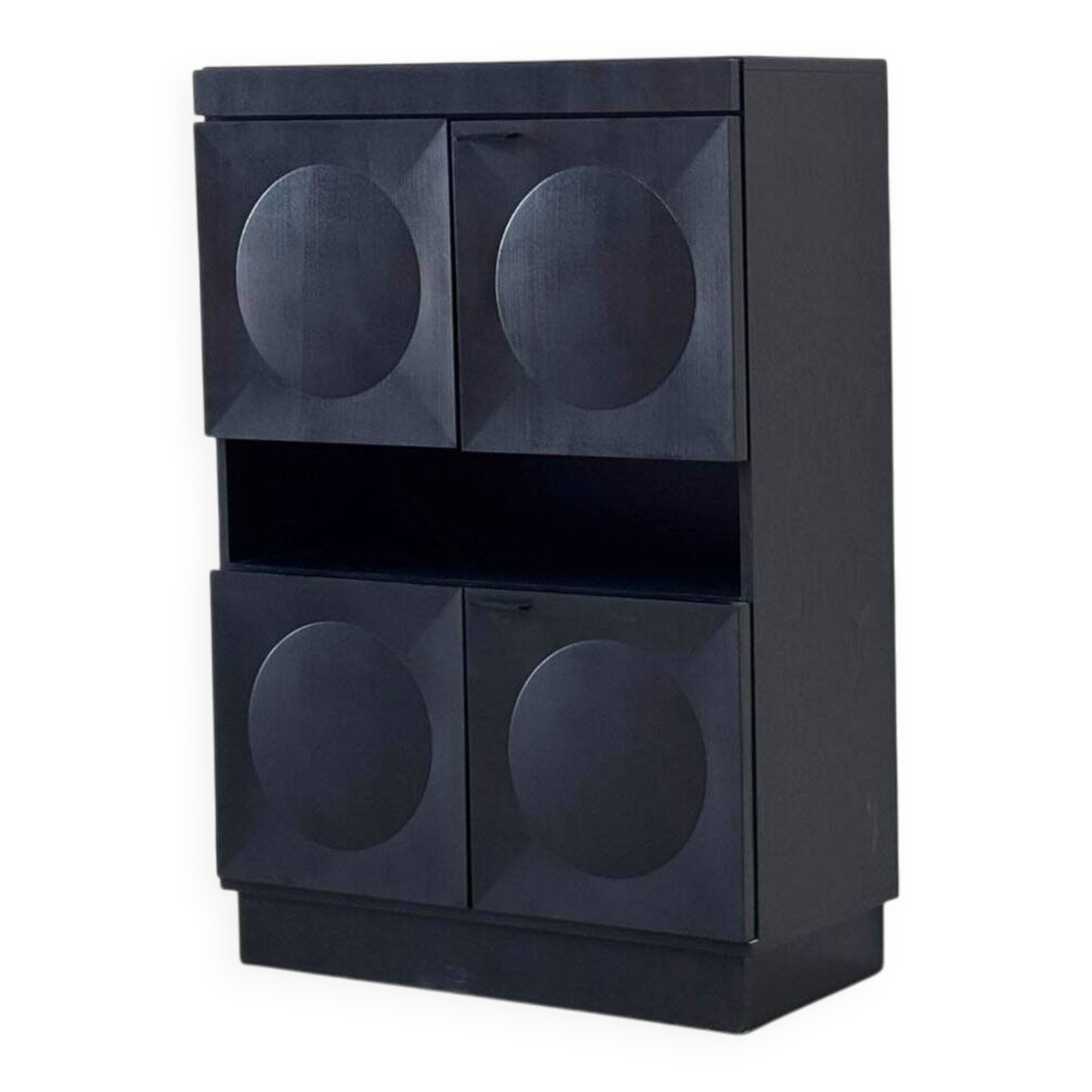Brutalist 1970's Belgian bar cabinet