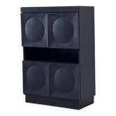 Brutalist 1970's Belgian bar cabinet