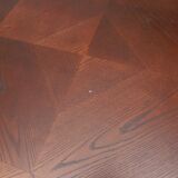 Grand Baroque-Style 11-Piece Dining Suite — Carved Oak & Oak Veneer — Table